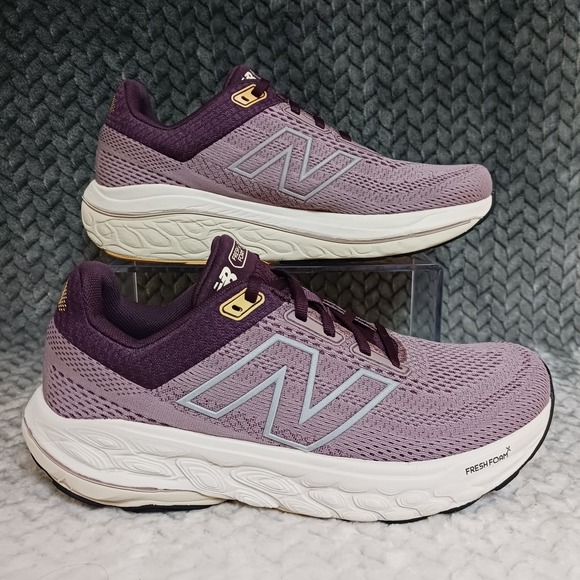 New Balance Shoes - New Balance Fresh Foam X 860v14 Ice Wine Plum Brown Women's Running Shoes Sz 8.5